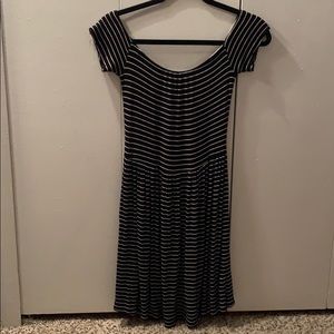 Off the shoulder baby doll dress